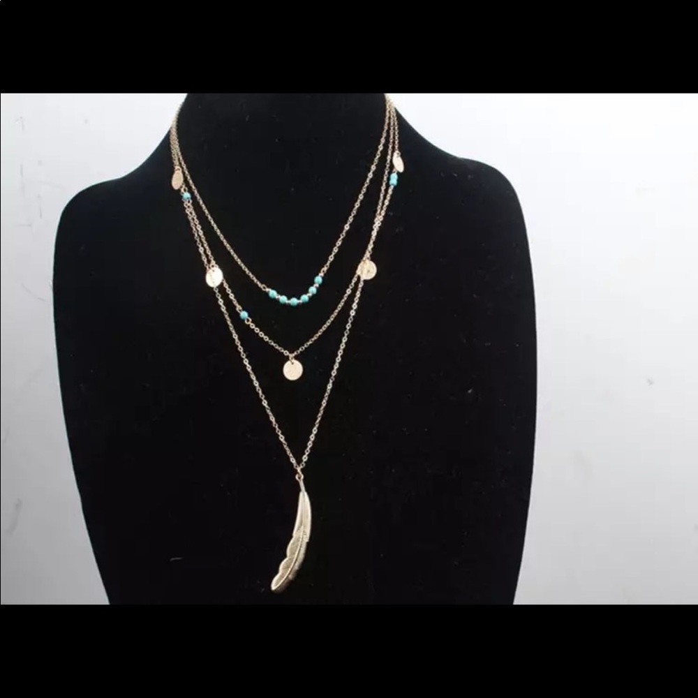 Triple-Layered Boho Necklace - Picture 3 of 3